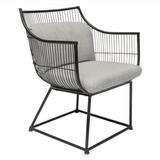 Alexander Occasional Chair Black + Off White